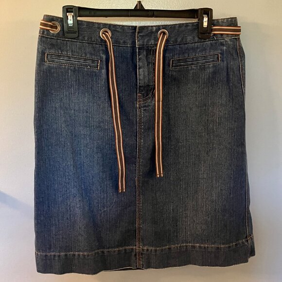 Liz Claiborne Dresses & Skirts - Liz Claiborne Petite Jean Skirt Size 8 100% cotton NWOT